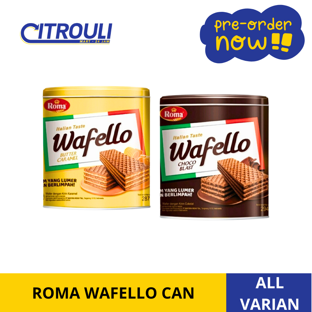 

(PRE ORDER - KUE LEBARAN) ROMA WAFELLO CAN