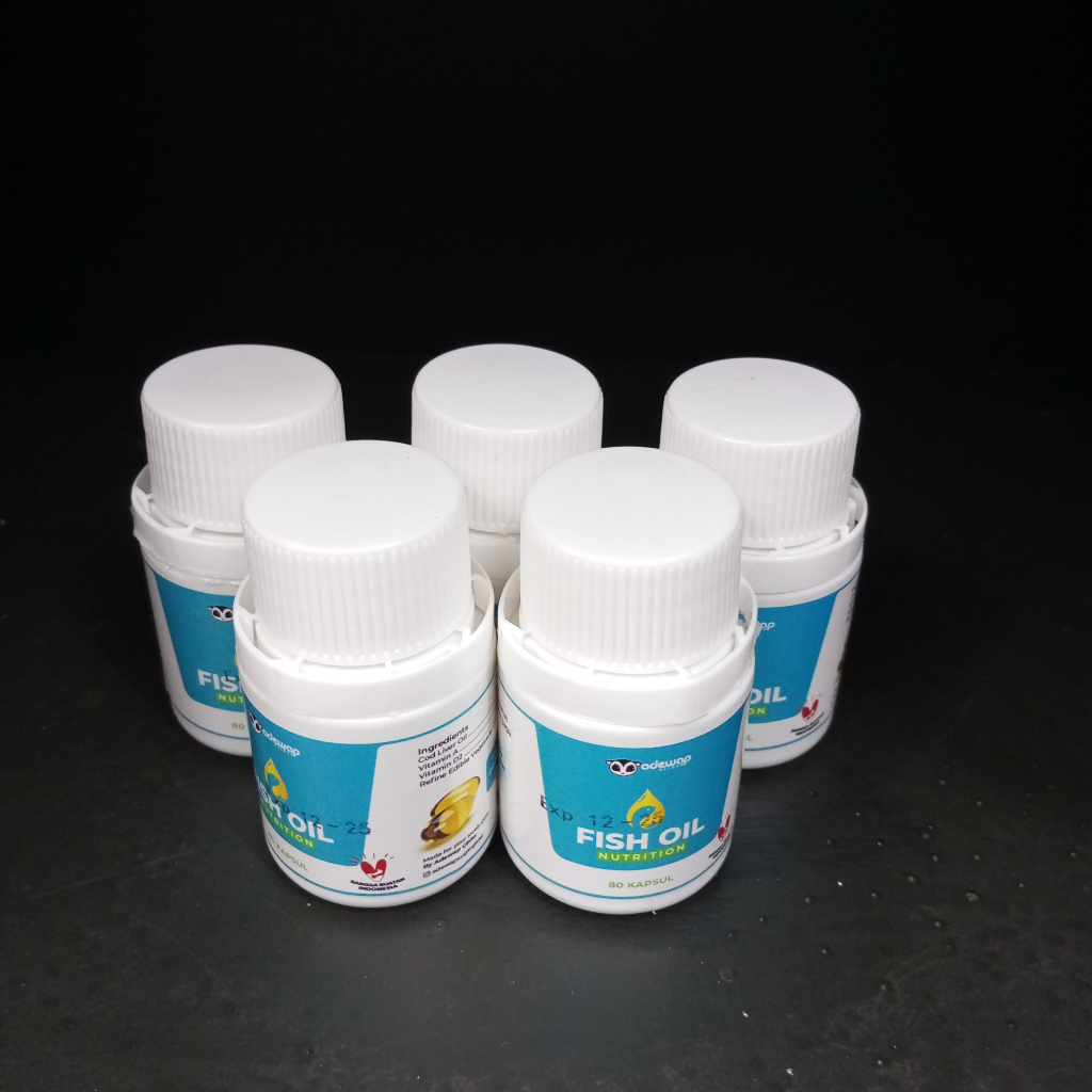 ADEWAP GLIDER Fish Oil Minyak Ikan Sugar Glider Isi 80 Kapsul