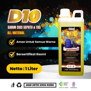Shoes Cleaner Pembersih Sepatu Sabun Cuci  D10 / Cairan Pembersih Sepatu 1000ml /Hot Promo Murah