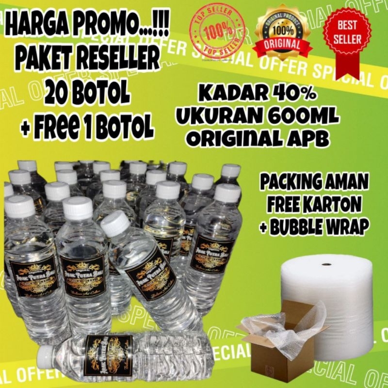 

PAKET RESELLER 20 BOTOL FREE 1 MINERAL WATER 600ML