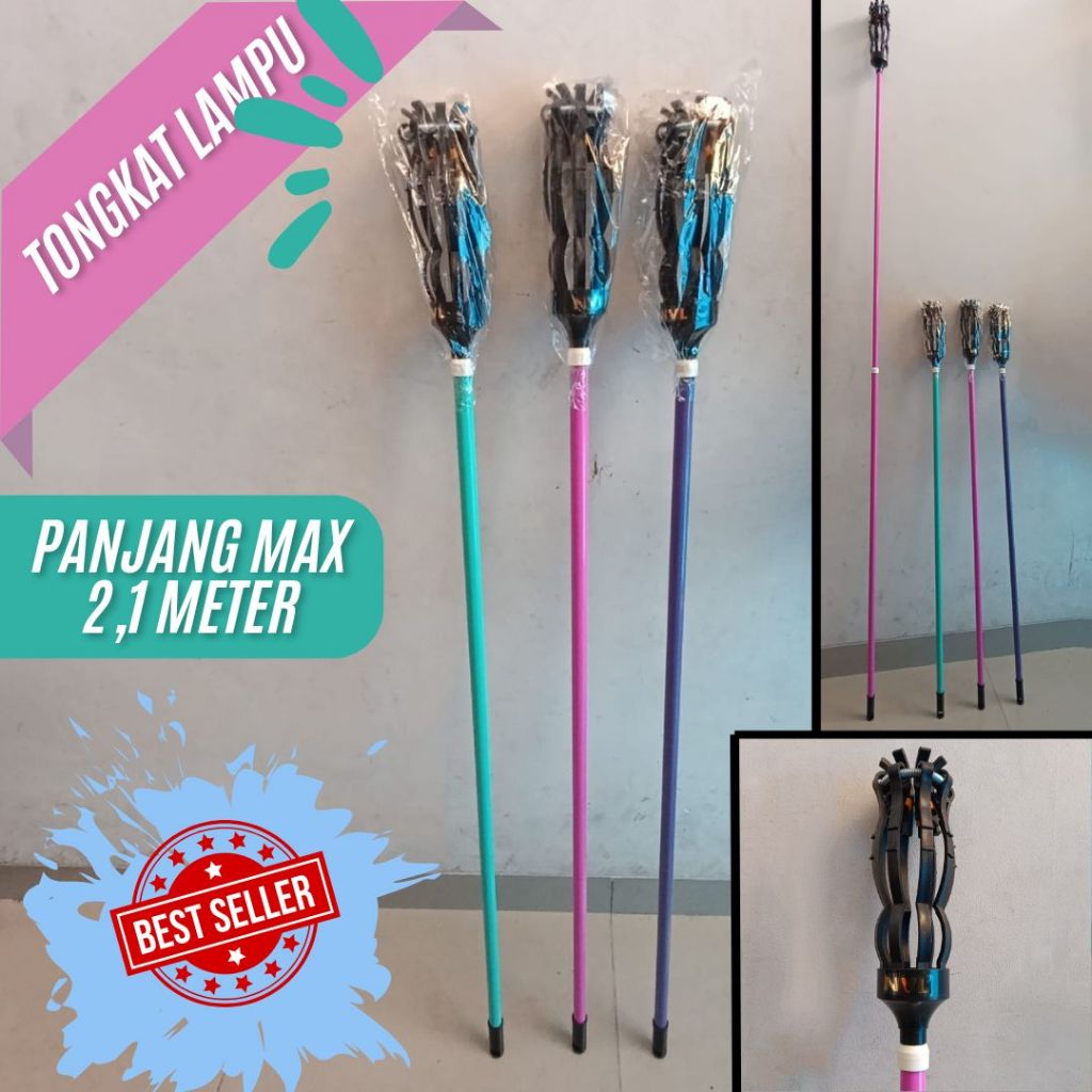 Tongkat Penganti Lampu Stik Tongkat pasang ganti Bohlam Galah Lampu