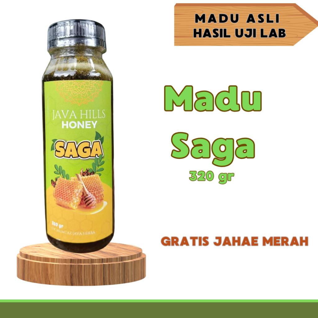 

Madu Saga Javahills Honey madu herbal radang Tenggorokan Amandel Sariawan Batuk anak