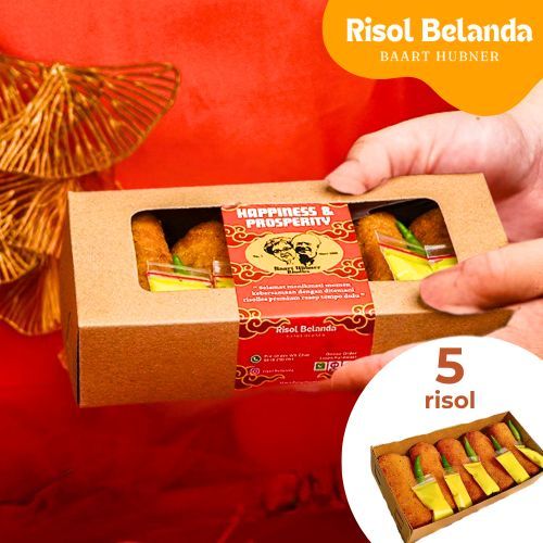 Risol Belanda Baart Hubner isi 5 ( risol premium resep otentik tempo dulu, special ragout ayam )