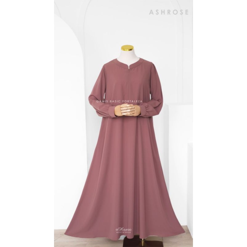 Gamis Basic Fortaleza Ashrose by Al Hauraa