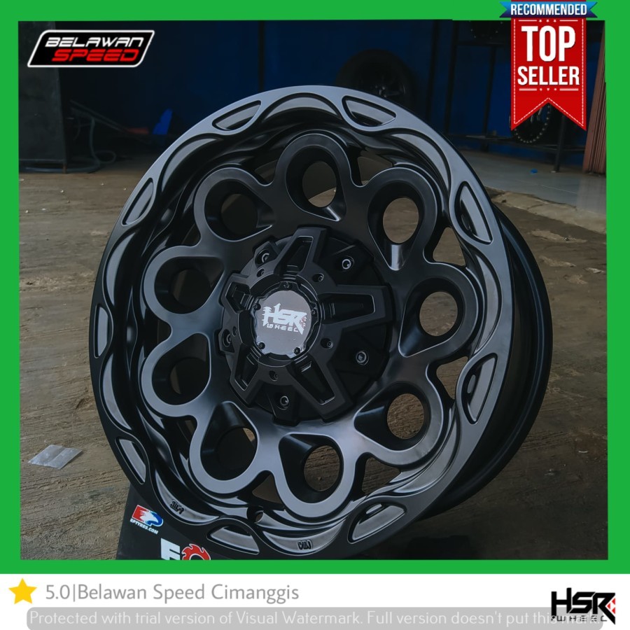 VELG OFFROAD R17 HSR UNTUK H1 FORTUNER PAJERO TRITON VX80 DLL HSR BAJO RING 17 6X139,7