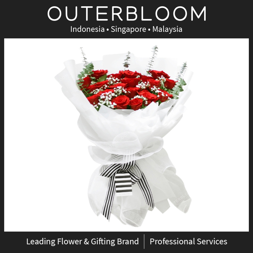 

Buket Bunga Valentine - Rose Waltz Bouquet