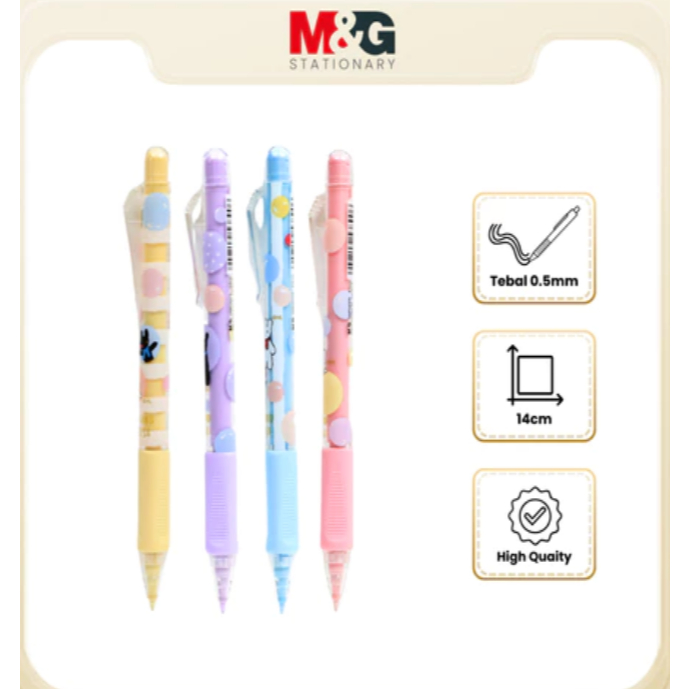 

PENSIL MECHANIK M&G GASPARD ET LISA OMPO03751105ENC 2B 0.5mm