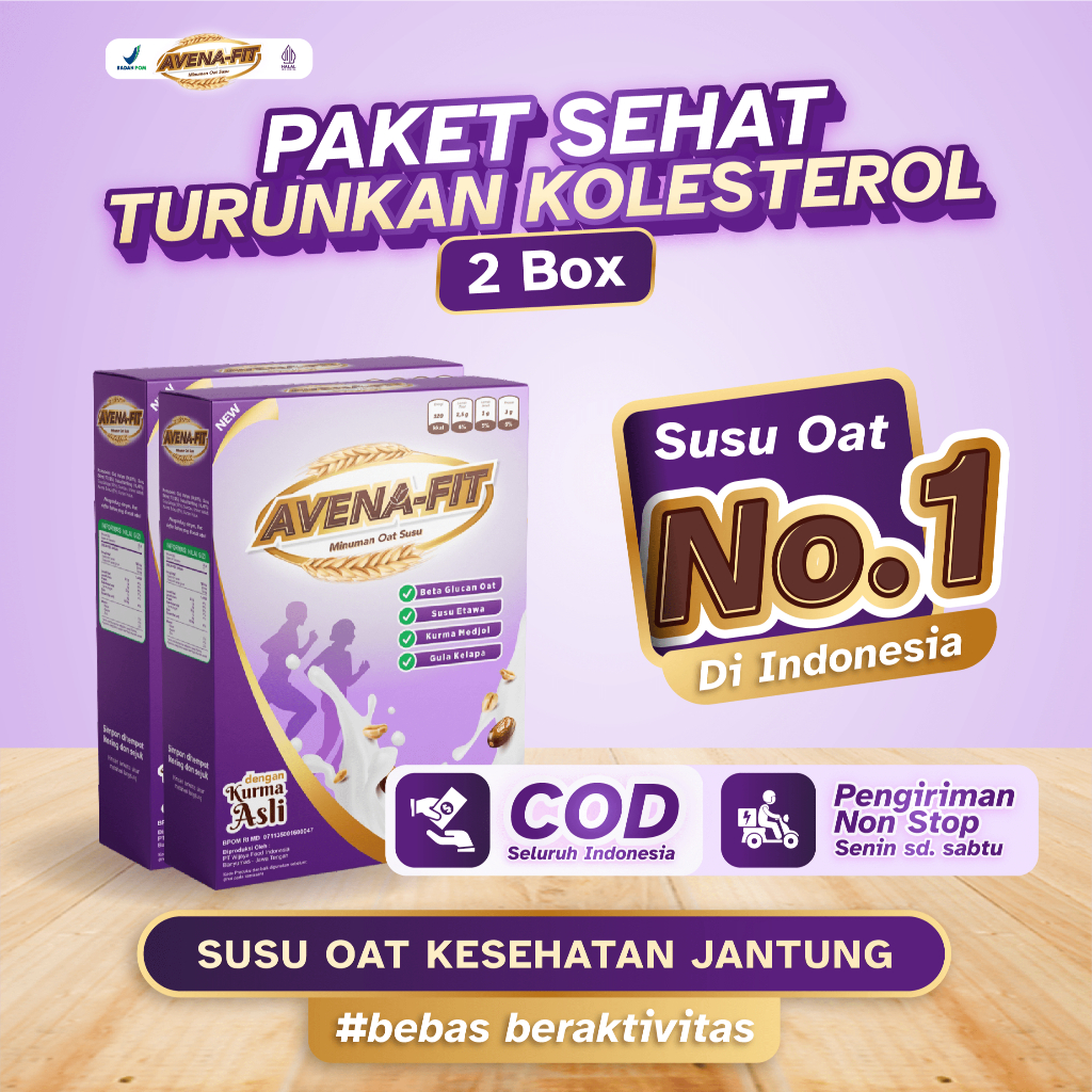 

Avenafit Paket Hemat 2 Box - Minuman Oat Susu Sarapan Sehat untuk Menjaga Kesehatan Jantung & Menurunkan Kolesterol