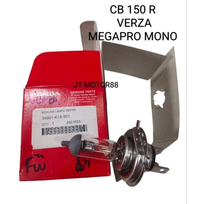 BOHLAM BOLA LAMPU DEPAN CB 150 R VERZA MEGAPRO MONO ORIGINAL 34091 K18 901