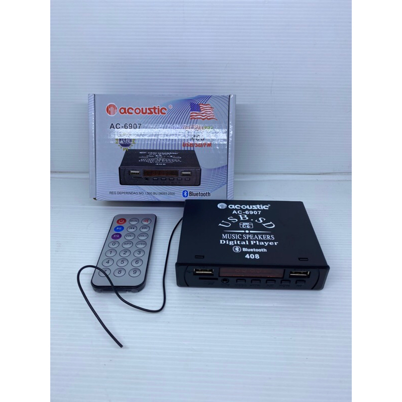 USB player MP3 acoustic AC-6907 digital player bluetooth USB SD FM AC 6907