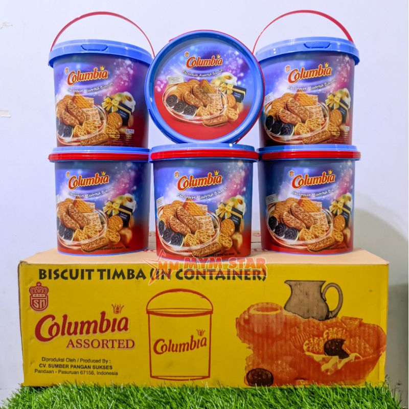 

(1 DUS) Columbia Exclusive Assorted Biscuits Timba Toples 350g isi 6