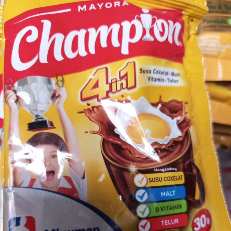 

Energen Champion 4 in 1 Renceng 10x30 gr