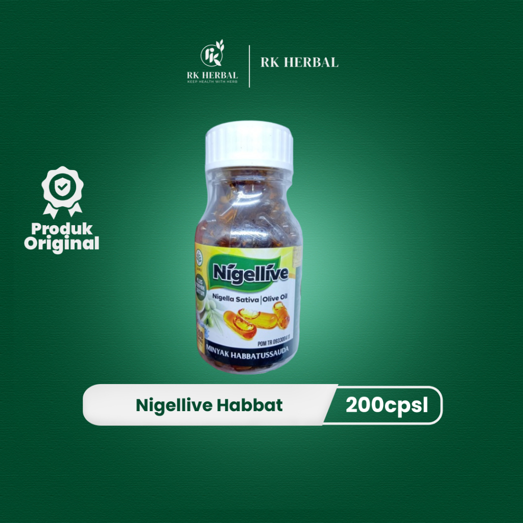 Habbatussauda Plus Minyak Zaitun Nigellive