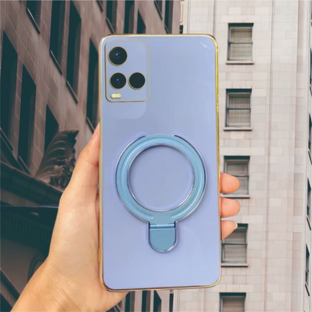 Soft Case Ring Magsafe Vivo Y21 Y21s Y21e Y21t Y33s Y33t Magnetic TPU Silikon