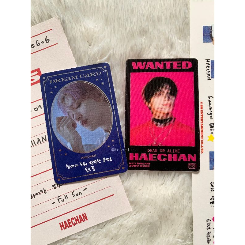 PC Photocard Official Haechan NCT Dream 127 Glitch Mode Lenti Scratch Pink Wanted Starry Daydream Ca