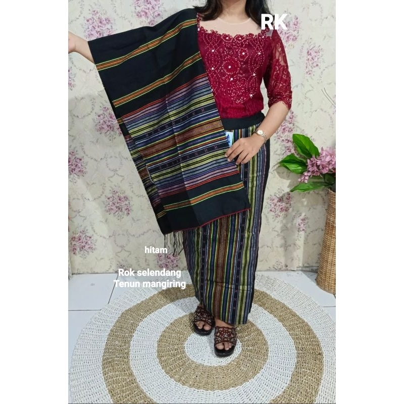 Rok Tenun Mangiring+selendang