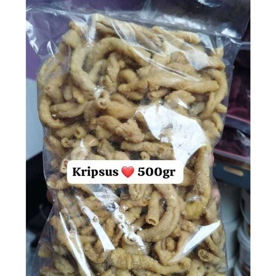 

KERIPIK KRIPIK USUS KRIPSUS CRISPY GURIH 500GR