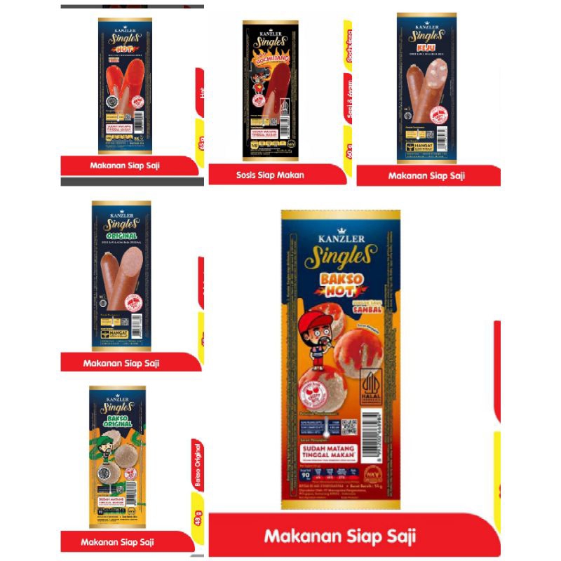 

AFGC 1 Box Sosis Kanzler Singles 65 gr ( 1 Box isi 12) Varian Lengkap KHUSUS SAMEDAY INSTAN