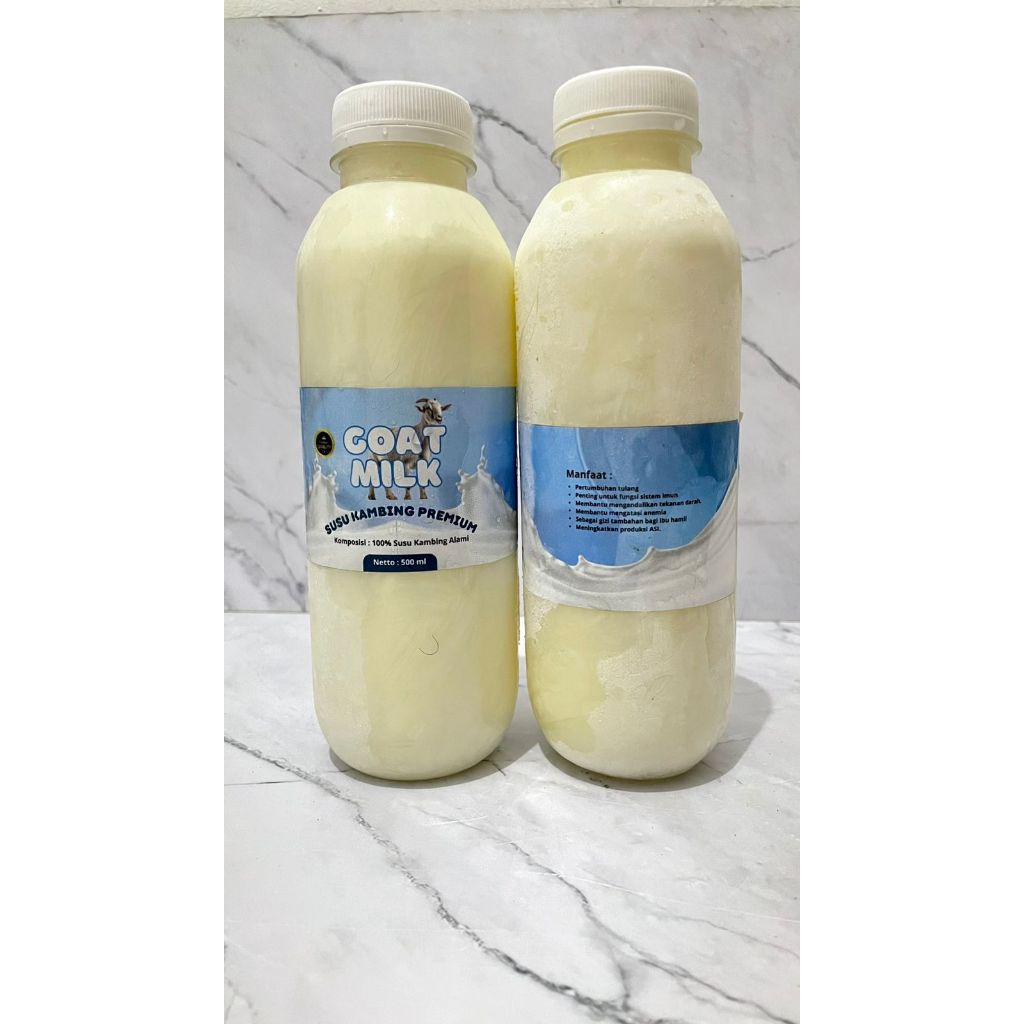 

INSTAN ONLY- SUSU KAMBING ETAWA MURNI BOTOL 500ML, GOAT MILK FRESH 100%, KAYA MANFAAT