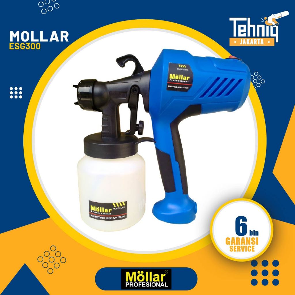 Mollar ESG300 Electric Spray Gun / Mollar ESG 300 Spray Gun Cat Tembok 300W