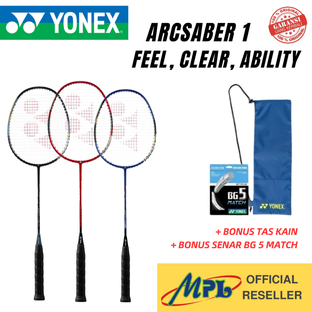 RAKET/REKET BADMINTON YONEX ARCSABER 1
