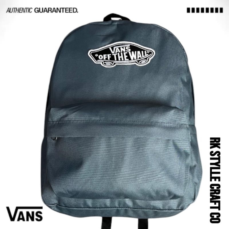 Tas Ransel || Tas pria || Tas Unisex || Vans Backpack Realm Sea Gibraltar 100%Original