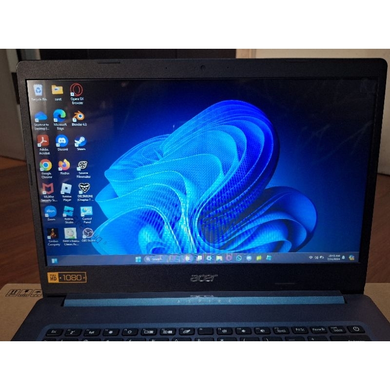 Acer Aspire 5 magic purple second