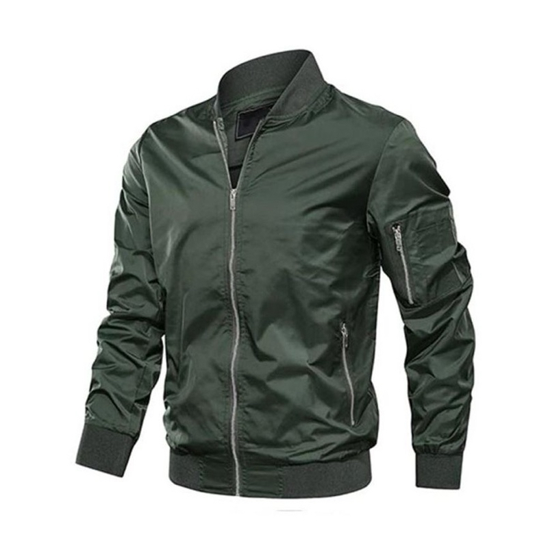 Jaket Bomber Polos Pria//Jaket Bomber Taslan//Jaket Distro