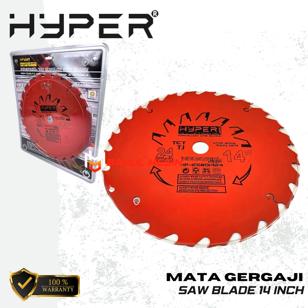 HYPER MATA Gergaji kayu Saw Blade 14 Inch Wood