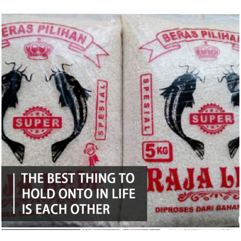 

Beras Raja Lele Dumbo 5 kg Cocok Untuk Bahan Pembuatan Lontong & NASGOR