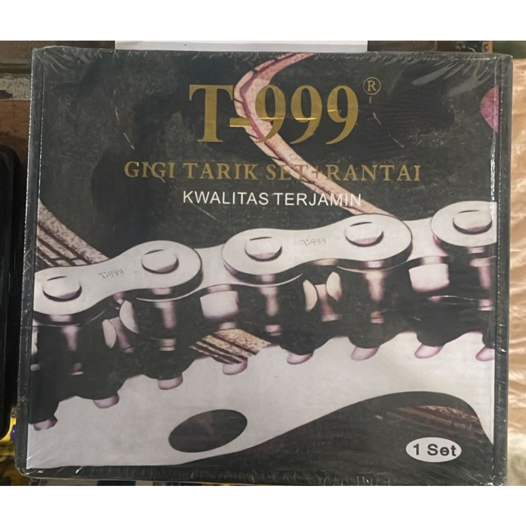 Gear set Original T-999 Rantai Jupiter Burhan /Crypton /Alfa /FIZR /Vega R New KUALITAS ORIGINAL