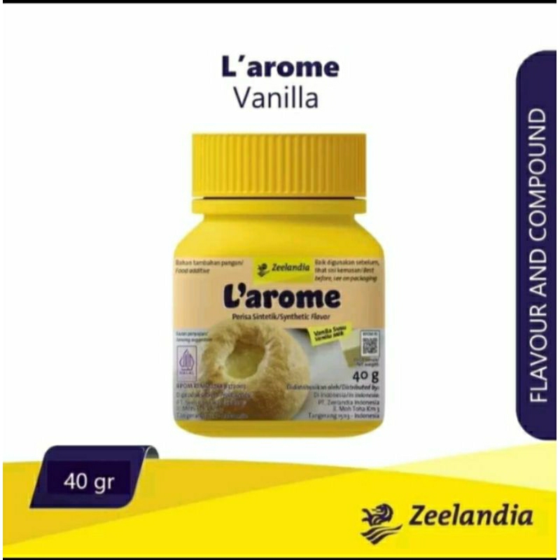 

LAROME VANILA MILK/SUSU POWDER 40 gram