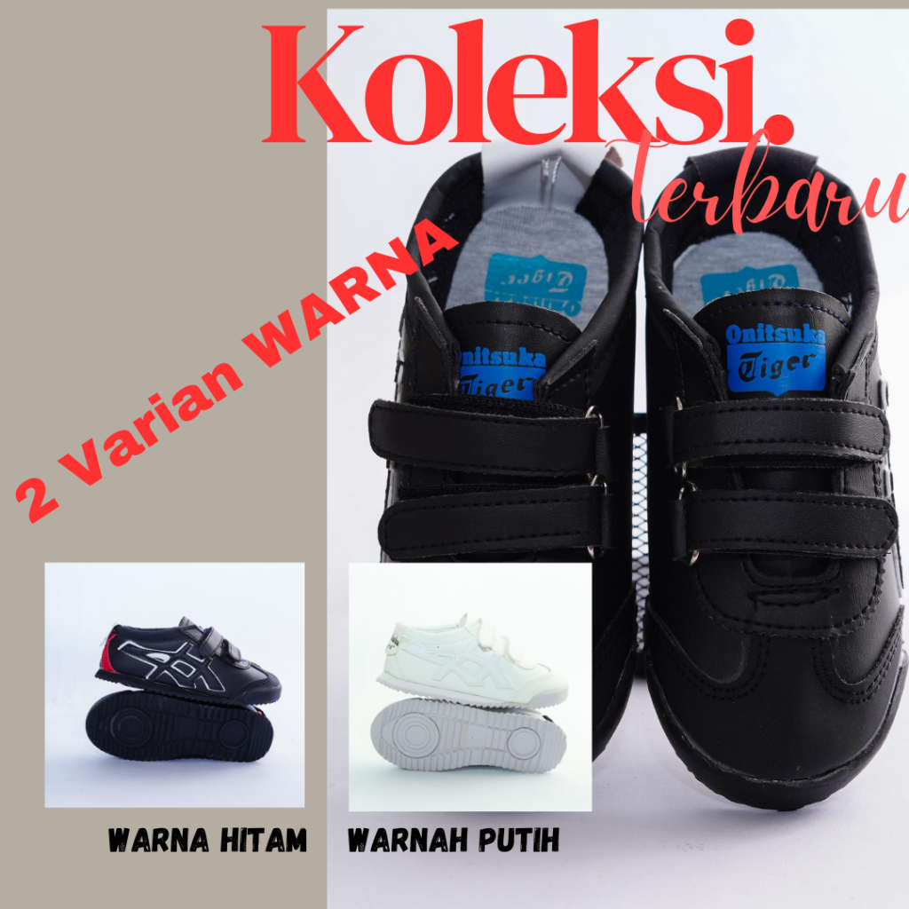 Sepatu Anak Cowok Cewek Sekolah Umur 1 2 3 4 5 6 7 Tahun Laki Laki Perempuan Ringan Nyaman Warna Hit