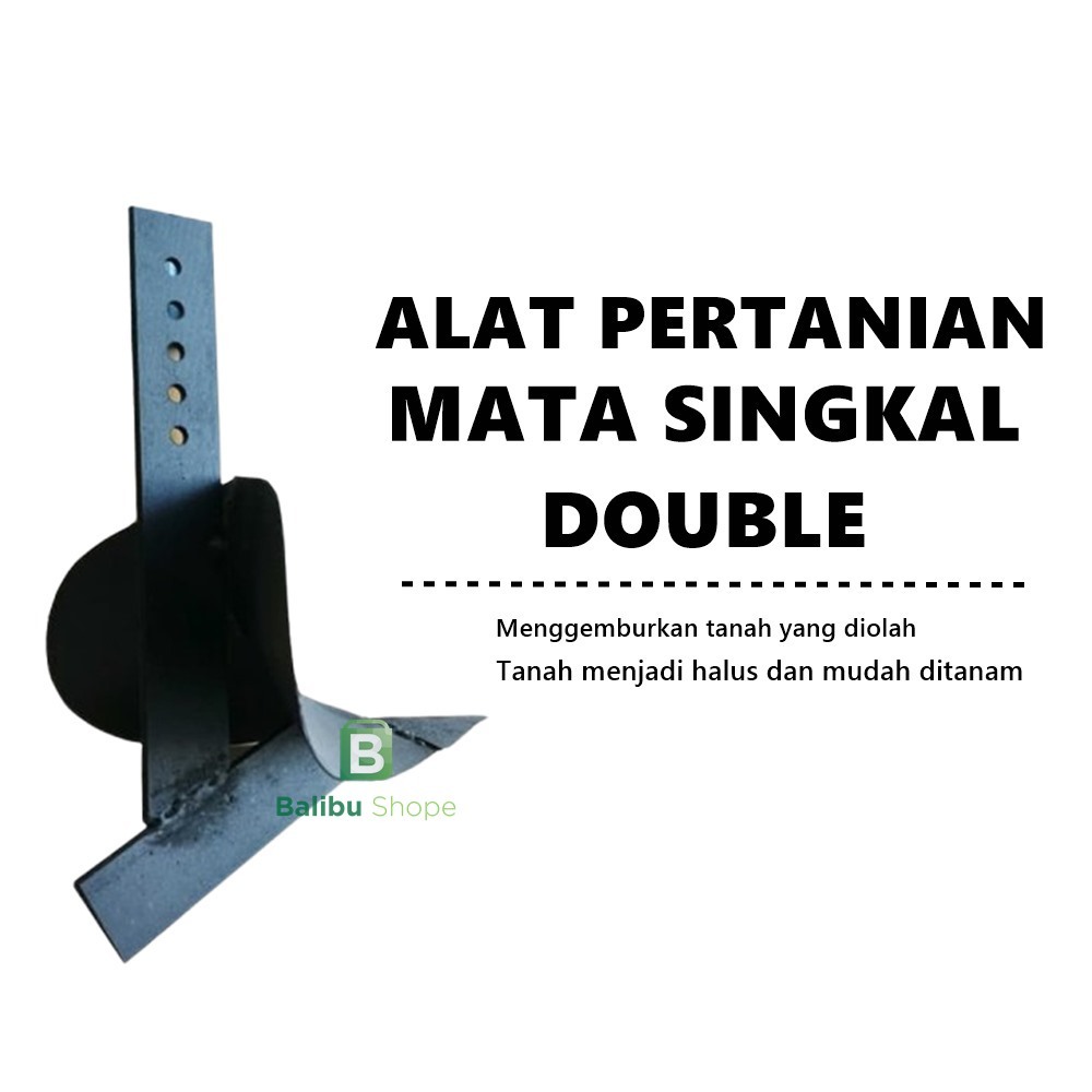Singkal Double Bajak Pertanian Alat Bajak Singkal