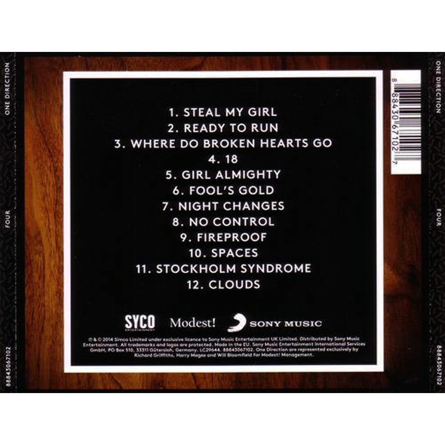 CD MUSIC One Direction ‎– FOUR