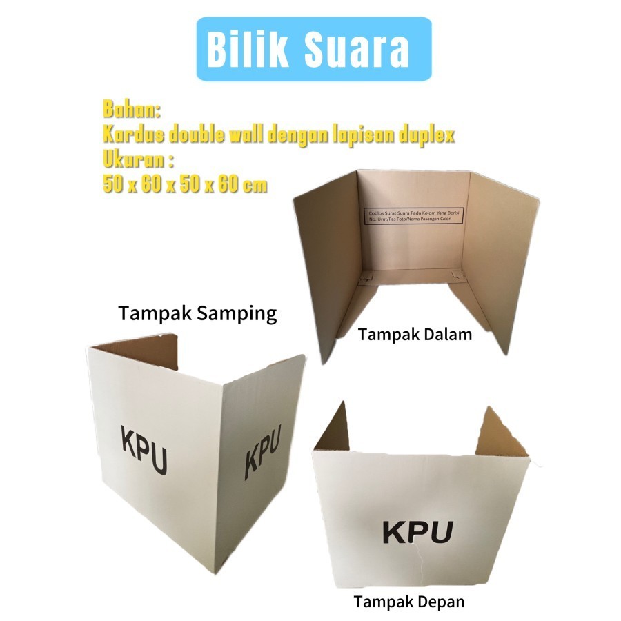 

BILIK SUARA KARDUS PEMILU