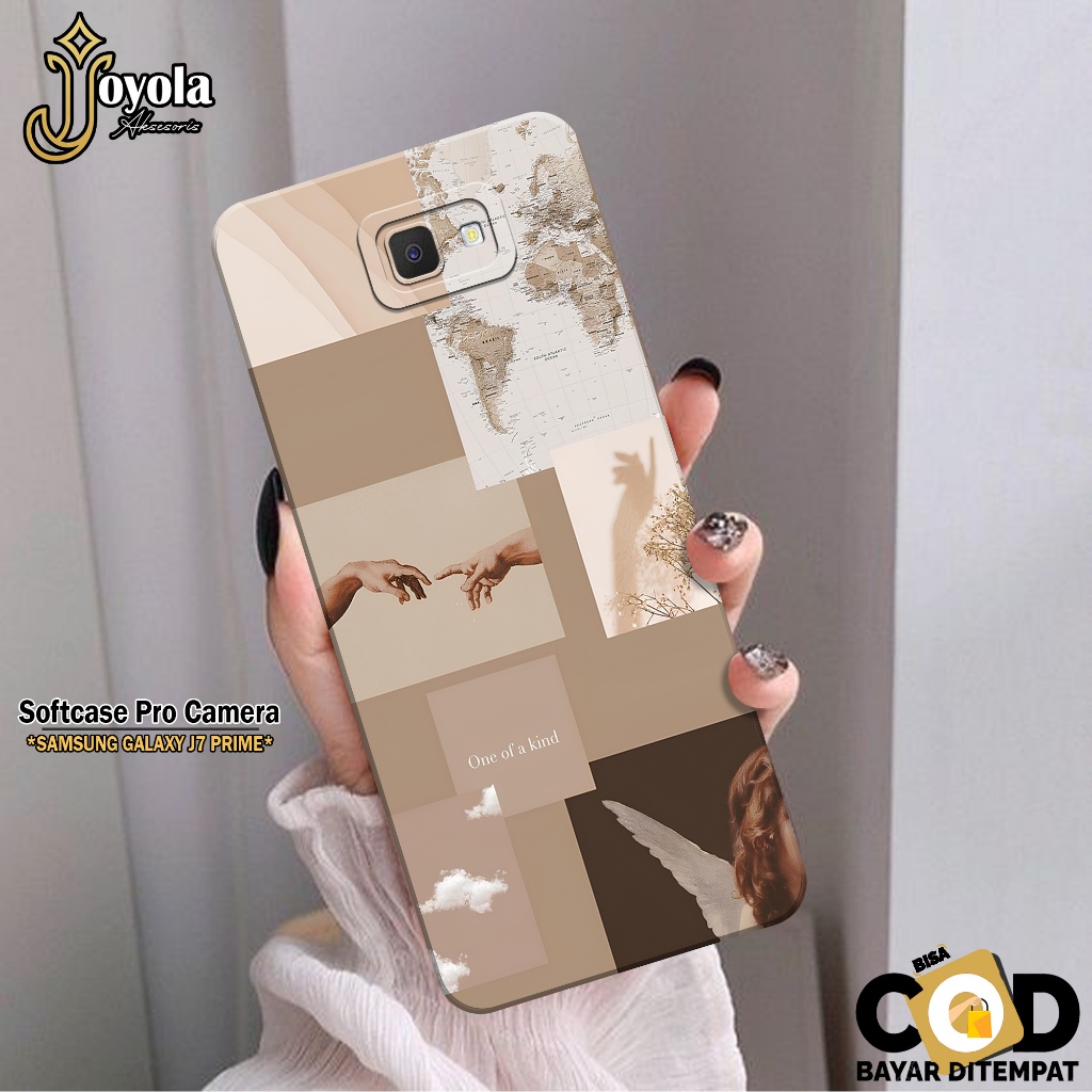 JOYOLA Case Samsung Galaxy J7 Prime Fashion Case Aesthetic Softcase Samsung Galaxy J7 Prime Pro Came