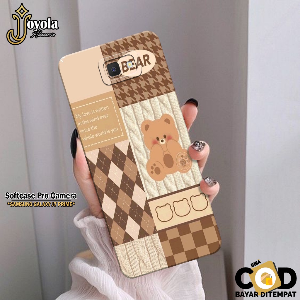 JOYOLA Case Samsung Galaxy J7 Prime Fashion Case Kartun Softcase Samsung Galaxy J7 Prime Pro Camera 