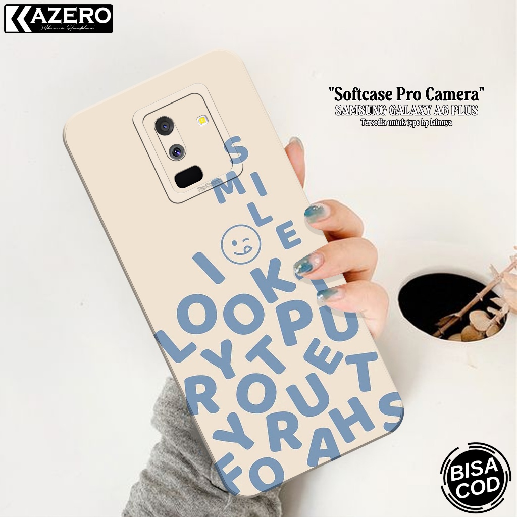 Case Hp Samsung Galaxy A6 PLUS - Case Aesthetic - Softcase Samsung A6 PLUS Terbaru - Casing Samsung 