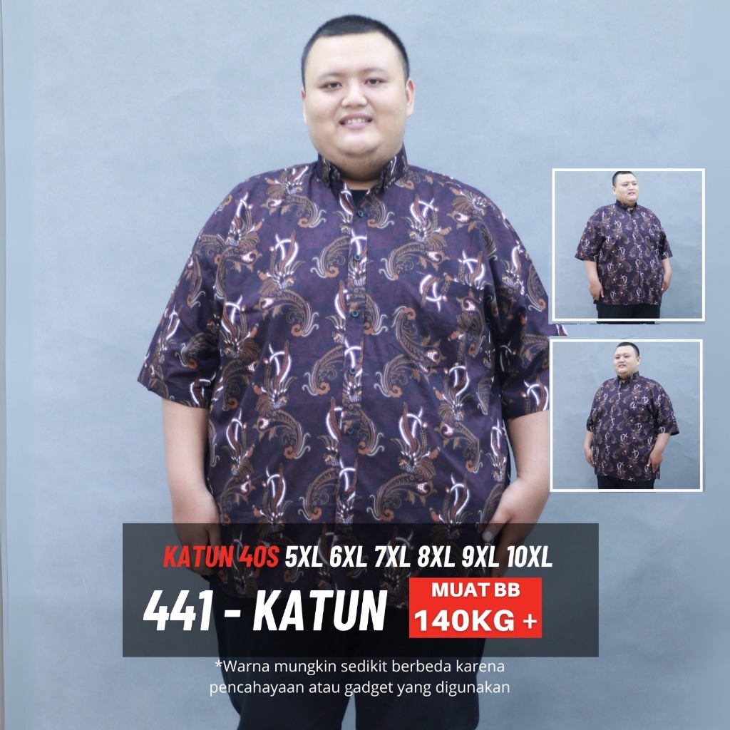 kemeja jumbo atasan big size kemeja cowok big size kemeja batik jumbo pria Termurah