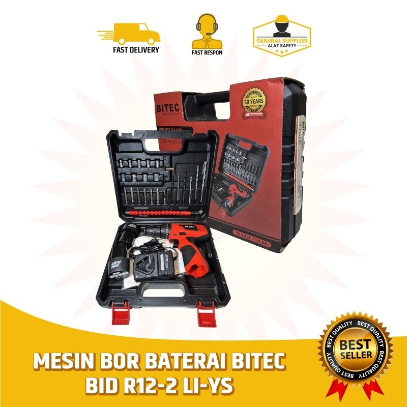 Mesin Bor Baterai Bitec BID R12-2 LI-YS