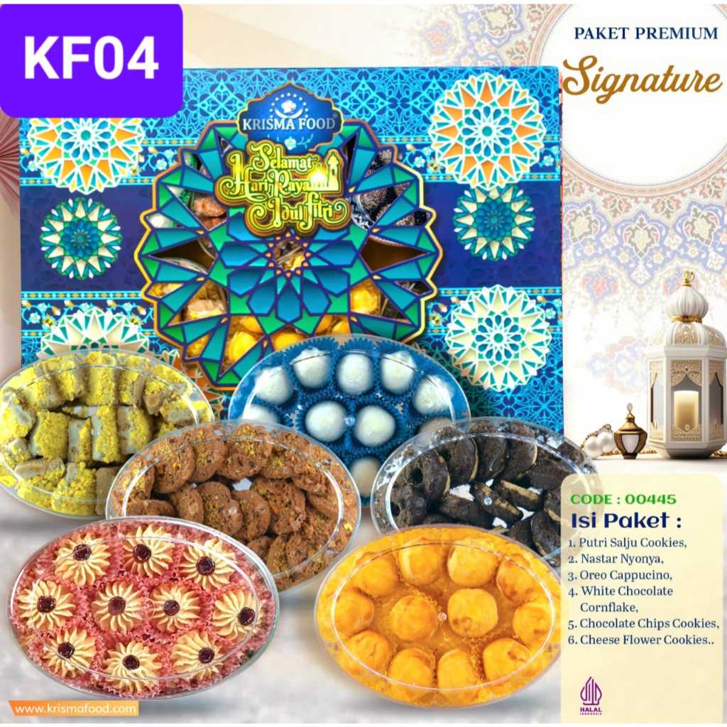 

KUE KERING HAMPERS LEBARAN KRISMA FOOD PAKET SIGNATURE
