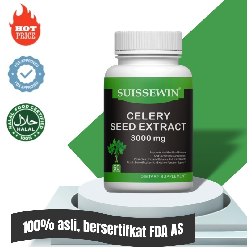 Kapsul Ekstrak Biji Seledri - Kaya Antioksidan untuk Mendukung Metabolisme Sehat