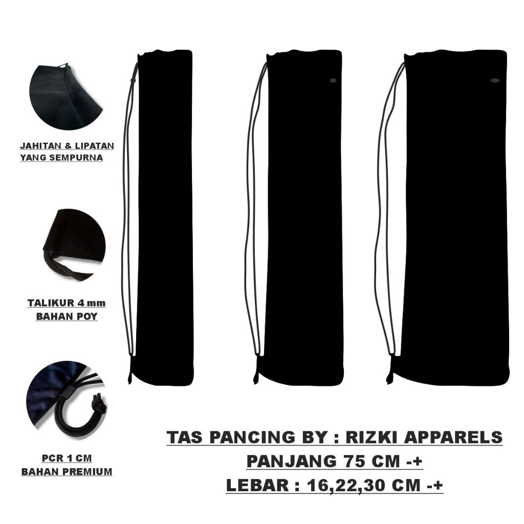 Tas Pancing / Tas Joran Pancing / Tas Serut / Tas Pancing Premium / All Ukuran