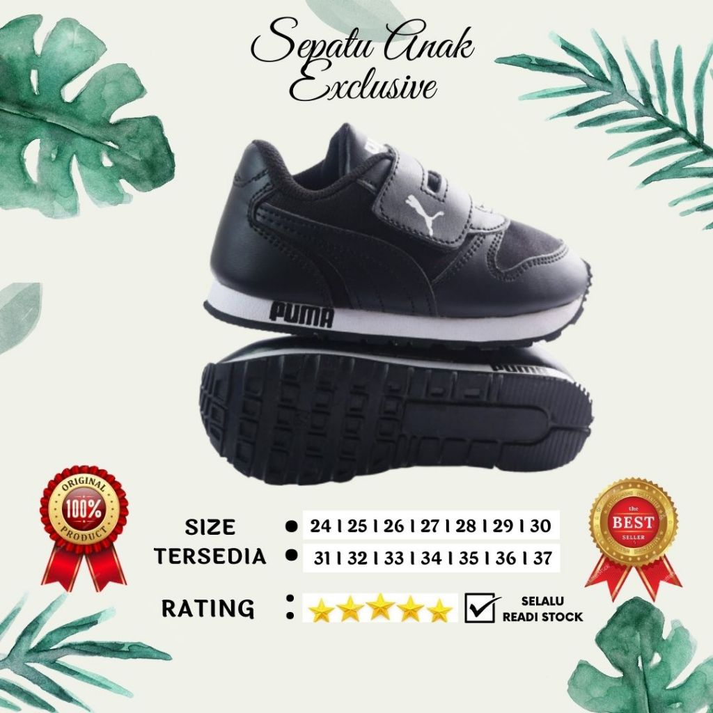 Sepatu Sneakers Anak Sekolah Cowok Cewek Laki Laki Perempuan Sport Umur 1 2 3 4 5 6 7 Tahun Olahraga