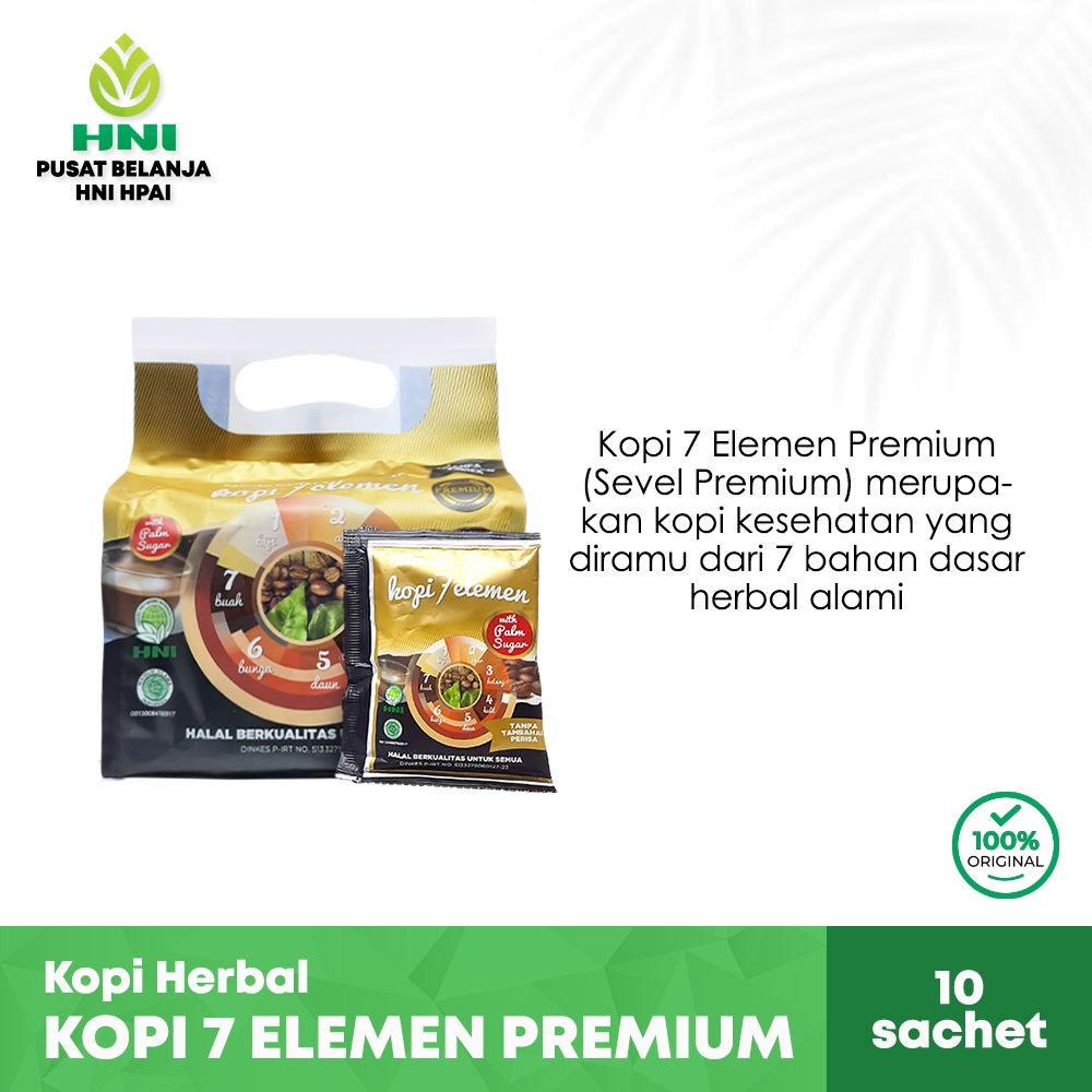 

KOPI 7 ELEMEN PREMIUM HNI Isi 10 Sachet ORIGINAL