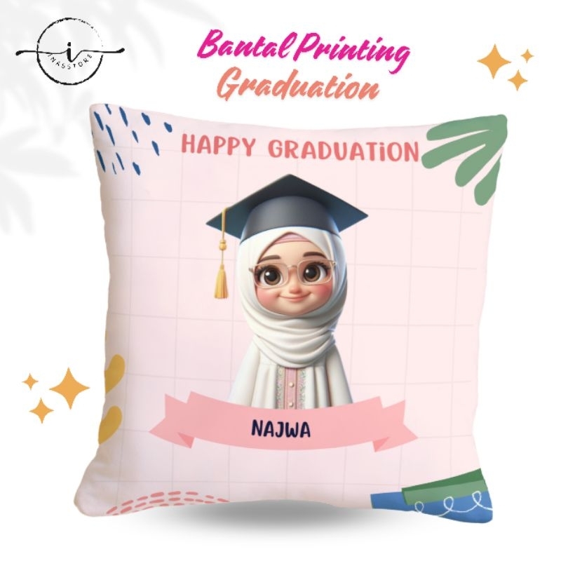SOUVENIR BANTAL PRINTING / SOUVENIR GRADUATION/ SOUVENIR PERPISAHAN SEKOLAH / SOUVENIR BANTAL MURAH 