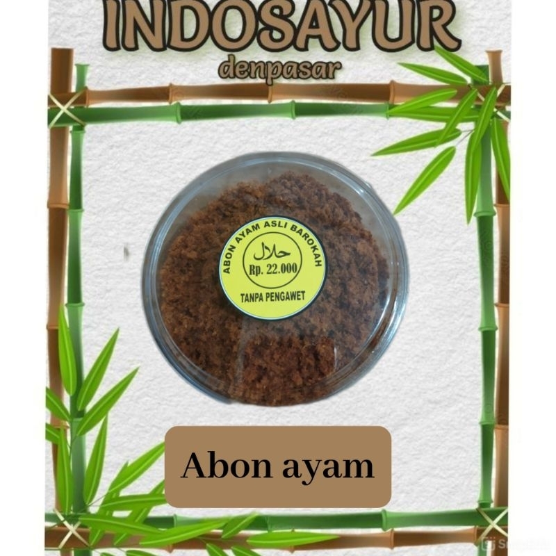 

Abon ayam 100g _ INDOSAYUR