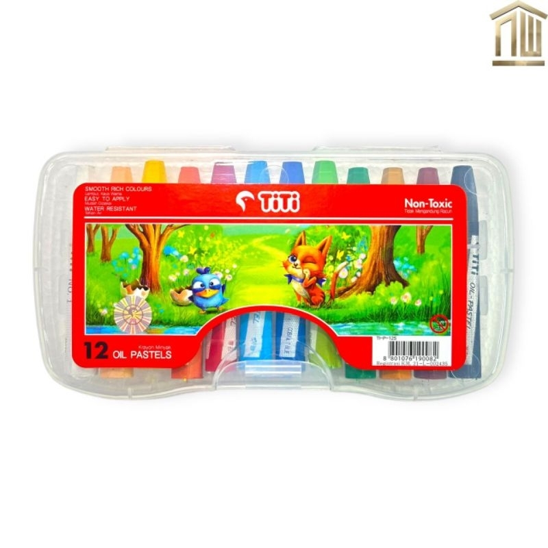 

Crayon Titi Oil Pastel 12S 12 Warna