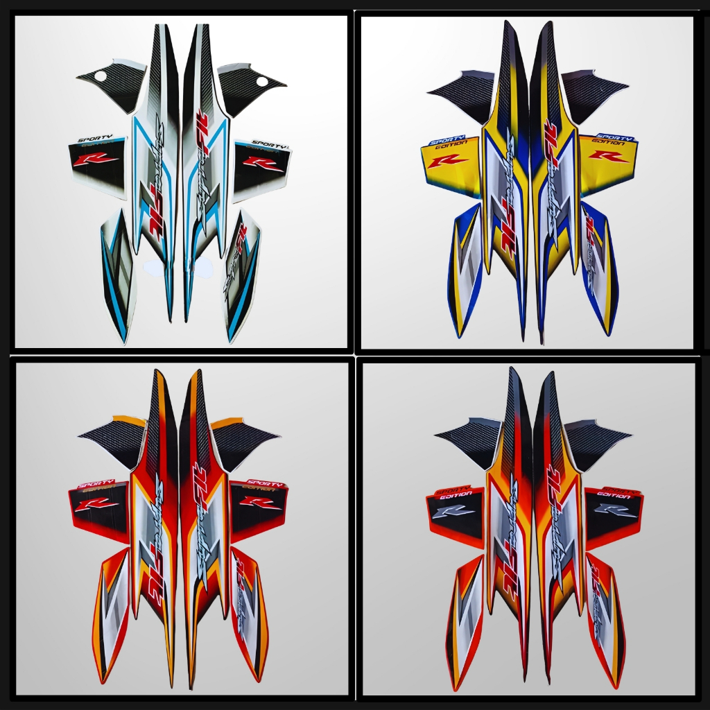 Stiker Striping Honda Supra Fit R New R Jumbo 2007 List Body Motor Supra Fit New 2007